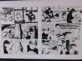 William Vance - XIII, Secret Défense, Planches originales 32 & 33 - Comic Strip