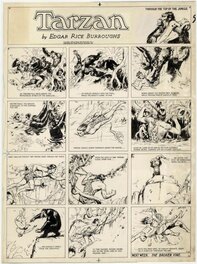 Hal Foster - Tarzan the ape man - Planche originale