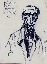 Daniel Goossens - Portrait (de mémoire) - Original art