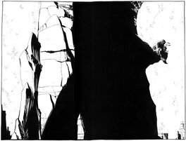 Tim Sale - Hulk Grey # 3 . Double page 2 et 3 . - Planche originale