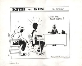 Rebecca Krehbiel - Kith and Kin 2-9-1947 - Planche originale