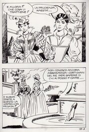 Carlo Panerai - Planche 8 de  Nella tana del lupo -  la Moschettiera n°18  ( Edifumetto ) - Comic Strip