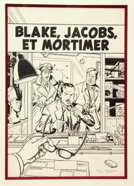 Ted Benoit - Blake, Jacobs , Mortimer ... - Illustration originale