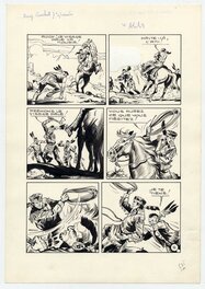 Enzo Chiomenti - Davy Crockett page 16 Hondo n° 40 - Planche originale