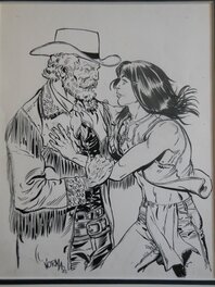 Norma - Capitaine Apache - Illustration originale