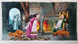 Ron Embleton - The secret of the Trolls - Illustration originale