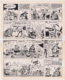 Albert Uderzo - Johan Pistolet - Original art