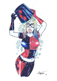 Arween - Harley Quinn - Illustration originale