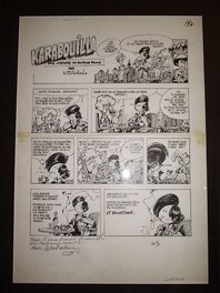 Marc Wasterlain - Le Docteur Poche n° 3, « Karabouilla », planche d'incipit, 1977. - Comic Strip