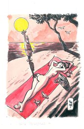 Jordi Bernet - Shadow - Original Illustration