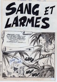 Alberto Del Mestre - Sang et larmes - La Schiava n° 37 (série jaune n°142) - Comic Strip