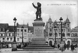 La statue de Jean Bart à Dunkerque