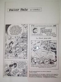 Le Docteur Poche, « Le Pivert Jaune pâle », planche 1, 1977. Le Docteur Poche, « Le Pivert Jaune pâle », planche 1, 1977.
