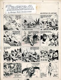 Burne Hogarth - Tarzan contre les Barbares - Comic Strip