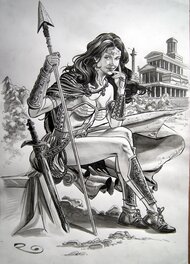 David Roach - Wonder Woman commission by David Roach - Original art