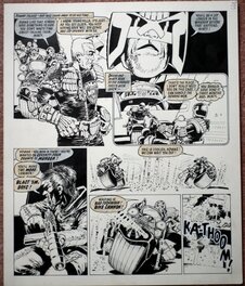 Mike McMahon - Judge Dredd - Judge Minty: The Long Walk by Mike McMahon - 2000AD Prog 147 - Comic Strip