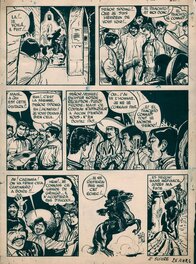 Planche originale - Jerry Spring n° 1 « Golden Creek », planche 11, 1954.