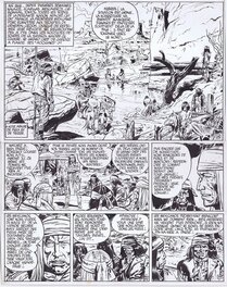 Jean Giraud - Blueberry #5 page 1 by Jean Giraud aka Moebius - Original Illustration