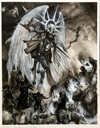 Paul Dainton - Saint Asname - Illustration pour Warhammer - Illustration originale