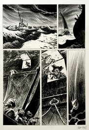Riff Reb's - Hommes à le mer - "Les 3 Gabelous" - p 8 - Planche originale