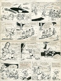 Jacques Devos - M. Rectitude et Génial Olivier - premier gag - Comic Strip