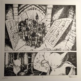 Planche originale - Petersen David - Mouse Guard Fall 1152 Issue 6 Page 4