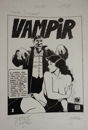 Serge Clerc - Vampir 1977 - Planche originale