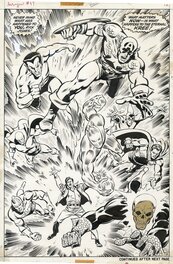 John Buscema - Avengers 97 page 9 - Planche originale