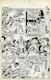 Planche originale - X-Men 11- page 10- Jack Kirby and Chic Stone