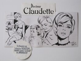 Robert Bressy - Docteur Claudette - Original Illustration