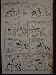 Gen-Clo - Gen-Clo - Droopy - D'un vélo l'autre- planche 1 - Comic Strip