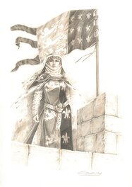 Jaime Caldéron - Isabelle , la Louve de France - Original Illustration