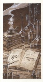 L'atelier, carte de voeux Delcourt