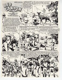 Comic Strip - La justice des Blancs - Red Canyon n°32, Artima, 1956