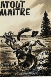 Maurice Toussaint - Atout maître - Zorro spécial n° 36 (SFPI) - Planche originale