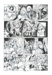 Philippe Pellet - Les Forêts d'Opale T5 (Onze racines) - Encrage planche n°12 - Comic Strip