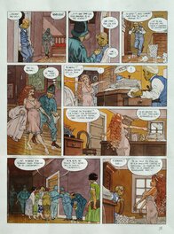 Michel Durand - Cliff Burton – Tome#8 - Toutes folles de lui - Planche originale