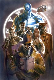 Gabriele Dell'Otto - Watchmen 20 Anni Dopo Cover,Gabrielle Dell'Otto - Original Cover