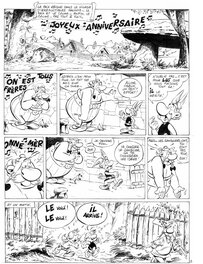 Serge Carrère - Les amis d'Uderzo  planche 1 - Comic Strip