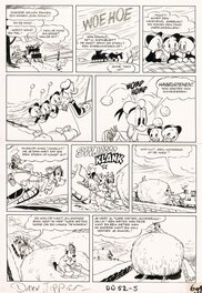 Daan Jippes - Daan Jippes recreation Carl Barks 1945 page - Planche originale