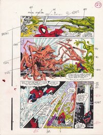 Todd McFarlane - the Amazing Spider-man #311 page 27 color guide,Todd McFarlane - Planche originale