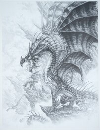 Olivier Ledroit - Dragons - Illustration originale