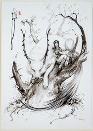 Saverio Tenuta - Hand Of Tree - Original Illustration