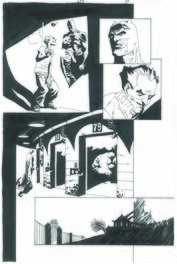 Eduardo Risso - Eduardo Risso - Batman, Broken city #625 pg10 - Planche originale