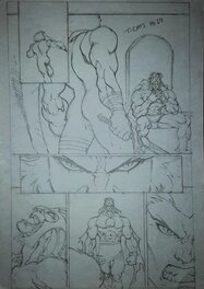 Ed Benes - Thundercats - The Return #5 p14 - Crayonné - Original art