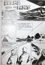 Pierre Dupuis - Drame dans un phare - une aventure d'Anton Marcus, publication inconnue - Comic Strip