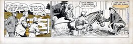 Frank Godwin - Rusty Riley - Daily strip 13 juin 1955 - Planche originale