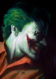 Tarumbana - Joker, profil clair-obscur - Original Illustration