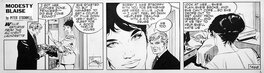 Jim Holdaway - Modesty Blaise strip # 1468 - Planche originale