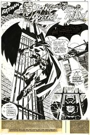Frank Robbins - Detective Comics # 421 p. 1. - Planche originale